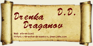Drenka Draganov vizit kartica